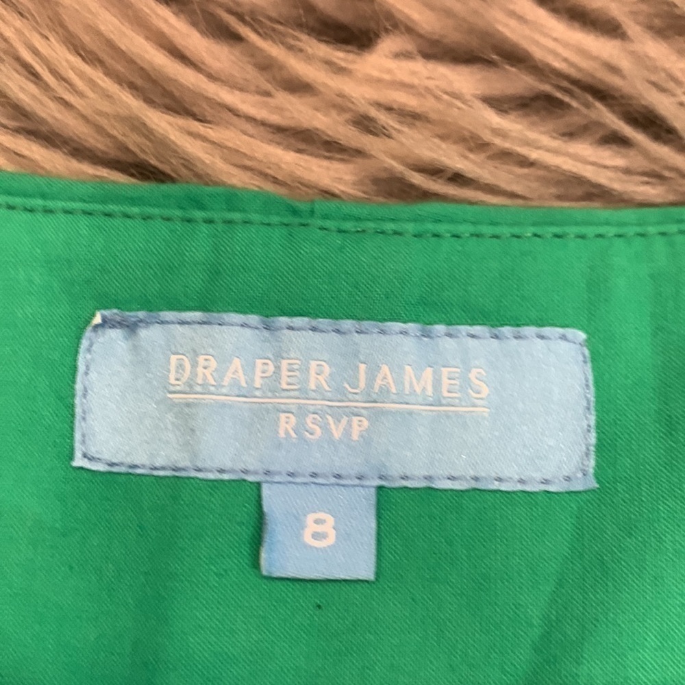 Draper James high rise embroidered eyelet shorts side zip lined 8 - Picture 5 of 10